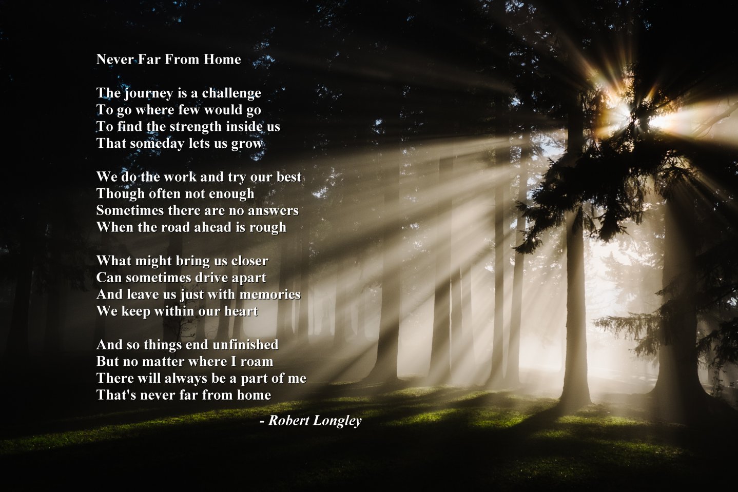 Never Far From Home - Sacred Poems - inspirational poetry books