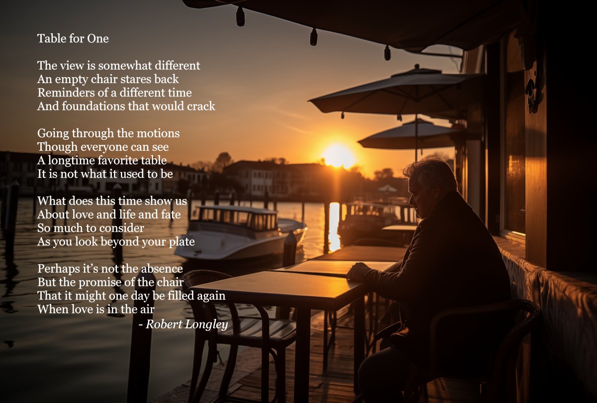 Table for One - Sacred Poems - books and art
